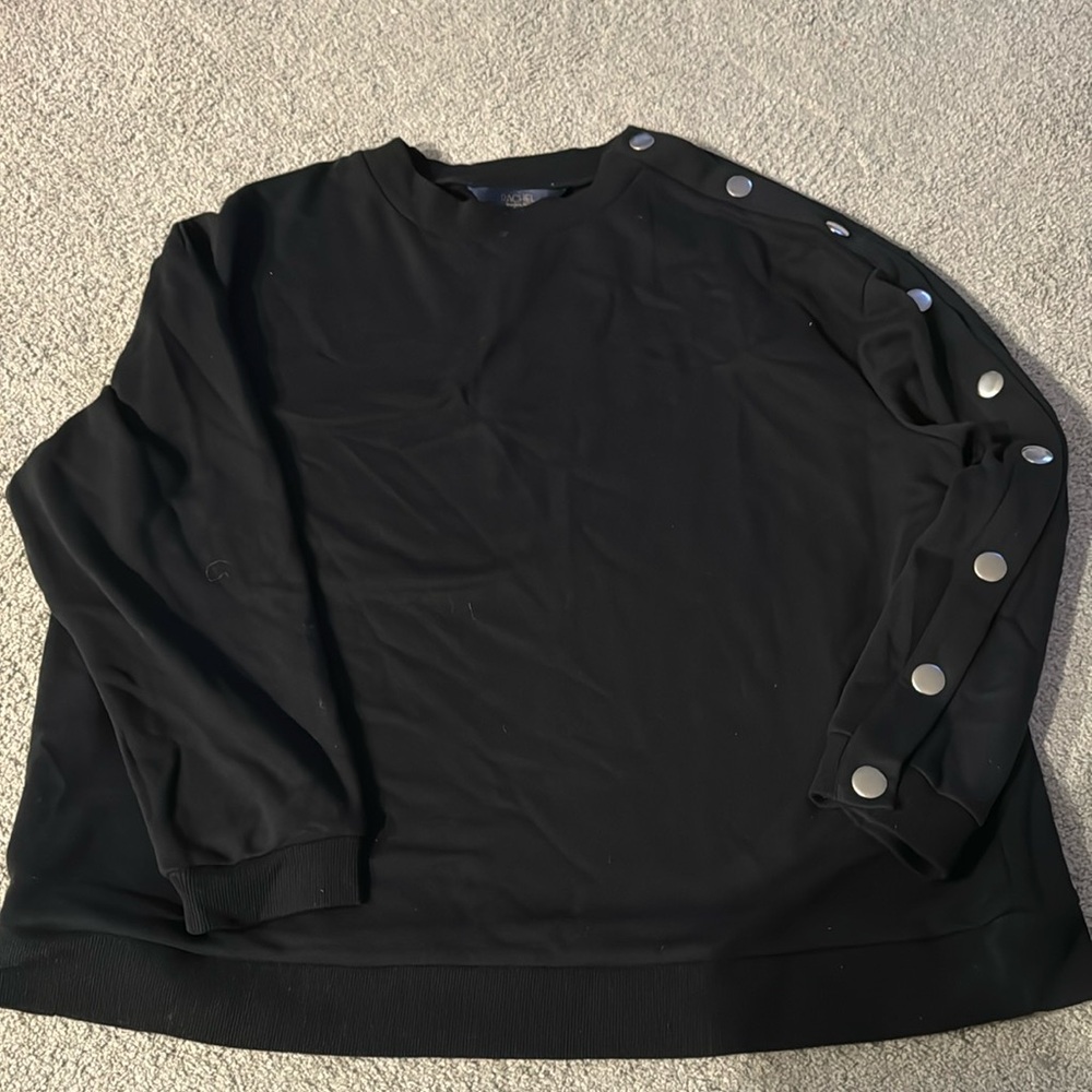New without tags crewneck with metal embellishments